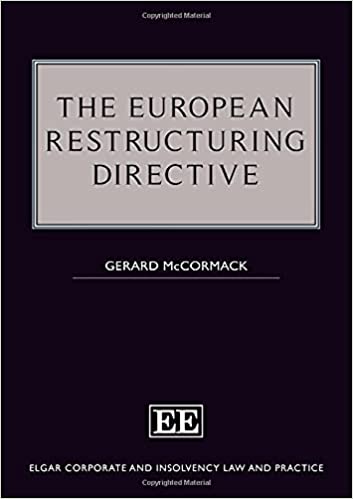 The European Restructuring Directive BY McCormack [2021] - Original PDF